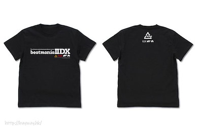 狂熱節拍 (中碼)「beatmaniaIIDX」黑色 T-Shirt IIDX T-Shirt /BLACK-M【beatmania】