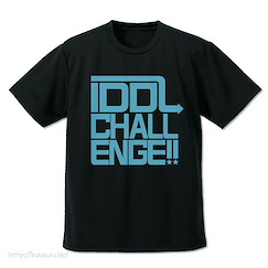 偶像大師 灰姑娘女孩 : 日版 (加大)「Cool Ver.」IDOL CHALLENGE 吸汗快乾 黑色 T-Shirt