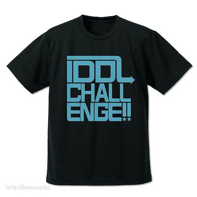 偶像大師 灰姑娘女孩 (加大)「Cool Ver.」IDOL CHALLENGE 吸汗快乾 黑色 T-Shirt Mezase Rock Star Idol Challenge Dry T-Shirt Cool Ver. /BLACK-XL【The Idolm@ster Cinderella Girls】