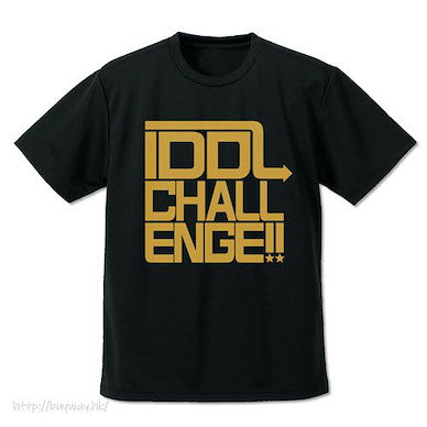 偶像大師 灰姑娘女孩 (中碼)「Passion Ver.」IDOL CHALLENGE 吸汗快乾 黑色 T-Shirt Mezase Rock Star Idol Challenge Dry T-Shirt Passion Ver. /BLACK-M【The Idolm@ster Cinderella Girls】