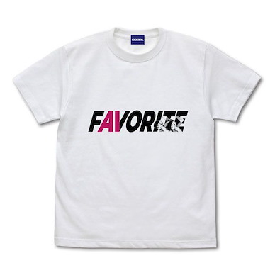 我推的孩子 (細碼)「阿庫亞 + 露比」推し 白色 T-Shirt Aqua & Ruby's AI IS MY ABSOLUTE FAVE T-Shirt /WHITE-S【Oshi no Ko】