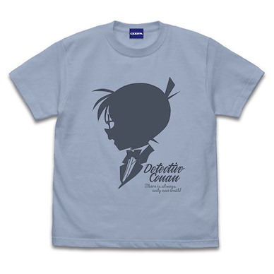 名偵探柯南 (細碼)「江戶川柯南」輪廓影繪風 ACID BLUE T-Shirt Master Detective T-Shirt /ACID BLUE-S【Detective Conan】