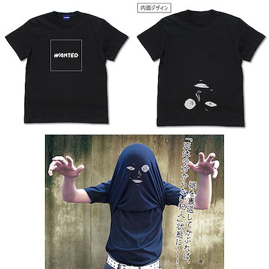 名偵探柯南 (加大)「犯人」變身 黑色 T-Shirt Turn into a Culprit T-Shirt /BLACK-XL【Detective Conan】