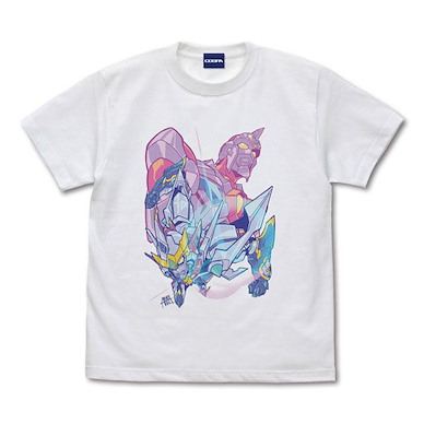 GRIDMAN UNIVERSE (大碼)「GRIDMAN」雨宮哲 插圖 白色 T-Shirt Akira Amemiya New Illustration Full Color T-Shirt /WHITE-L【GRIDMAN UNIVERSE】