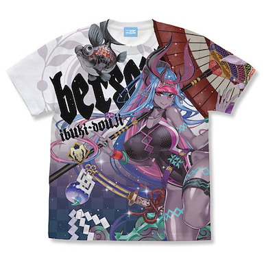 Fate系列 (加大)「Berserker (伊吹童子)」白色 全彩 T-Shirt Berserker/Ibuki Douji Full Graphic T-Shirt /WHITE-XL【Fate Series】