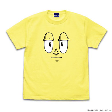 鼻毛真拳 (加大)「ただしつけものテメーはダメだ」淺黃 T-Shirt But I Don't Like Pickles Like You. T-Shirt /LIGHT YELLOW-XL【Bobobo-bo Bo-bobo】