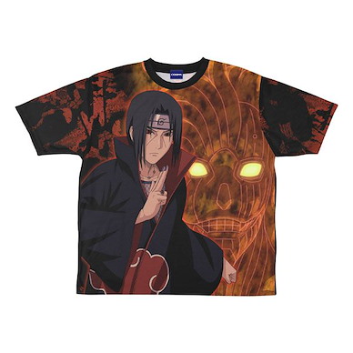火影忍者系列 (大碼)「宇智波鼬」火影忍者疾風傳 雙面 全彩 T-Shirt New Illustration Itachi Uchiha Double-sided Full Graphic T-Shirt /L【Naruto Series】