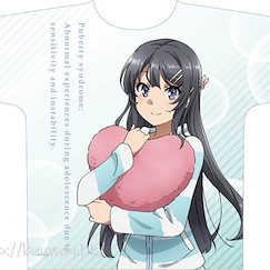 青春豬頭少年系列 (均碼)「櫻島麻衣」睡衣 全彩 T-Shirt Full Graphic T-Shirt Mai Sakurajima Pajamas ver.【Rascal Does Not Dream of Bunny Girl Senpai】