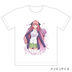 五等分的新娘 (大碼)「中野二乃」白色 T-Shirt Full Color T-Shirt Nakano Nino【The Quintessential Quintuplets】