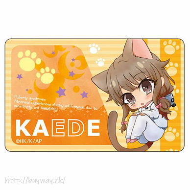 青春豬頭少年系列 「梓川楓」貓咪 IC 咭貼紙 KuruKoro IC Card Sticker Kaede Azusagawa【Rascal Does Not Dream of Bunny Girl Senpai】