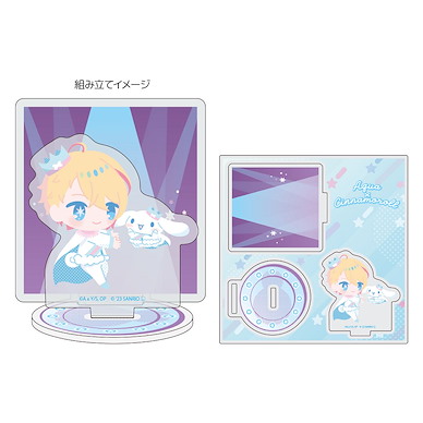 我推的孩子 「阿庫亞」Sanrio 系列 亞克力企牌 Acrylic Stand Plate x Sanrio Characters 02 Aqua x Cinnamoroll (Original Illustration)【Oshi no Ko】