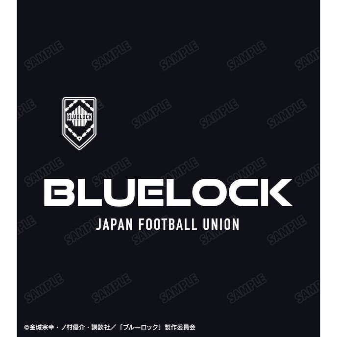 BLUE LOCK 藍色監獄 : 日版 (加大)「JAPAN FOOTBALL UNION」女裝 黑色 連帽衫