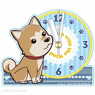 強風吹拂 「韭菜」亞克力座枱鐘 Acrylic Table Clock【Run with the Wind】