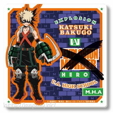 我的英雄學院 「爆豪勝己」石牆背景 杯墊 Graphic Stone Coaster Katsuki Bakugo【My Hero Academia】