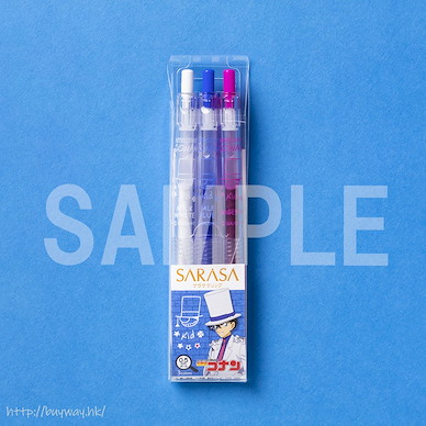 名偵探柯南 「怪盜基德」(乳白 + 淺藍 + 桃紅) SARASA Clip 0.5mm 彩色原子筆 (3 個入) SARASA Clip 0.5mm Color Ballpoint Pen Kaito Kid【Detective Conan】