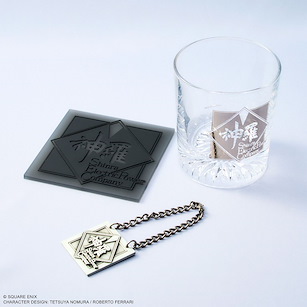 最終幻想系列 「神羅公司」玻璃杯 + 杯墊 Glass & Coaster Set Shinra Electric Power Company【Final Fantasy Series】