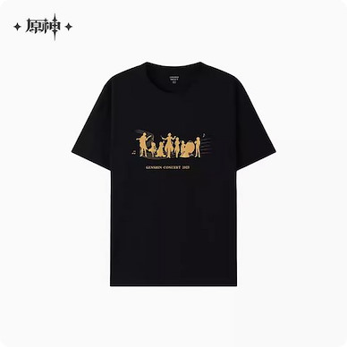 原神 (細碼) 交響樂音樂會 塵世華章 黑色 T-Shirt Genshin Concert 2023 T-Shirt / Black S Size【Genshin Impact】