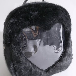 周邊配件 WEGO毛毛背囊痛袋 - 黑色 WEGO Heart Window Fur Backpack BLACK【Boutique Accessories】