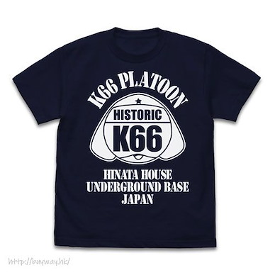 Keroro軍曹 (加大)「Keroro」K66 深藍色 T-Shirt Keroro Gunso K66 Amekaji Design T-Shirt /NAVY-XL【Sgt. Frog】