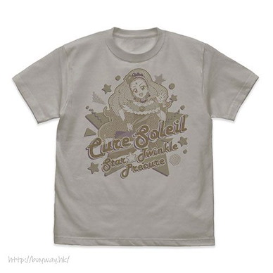 光之美少女系列 (細碼)「天宮愛蓮娜」淺灰 T-Shirt Cure Soleil T-Shirt /LIGHT GRAY-S【Pretty Cure Series】