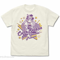 光之美少女系列 (大碼)「香久矢圓香」香草白 T-Shirt Cure Selene T-Shirt /VANILLA WHITE-L【Pretty Cure Series】