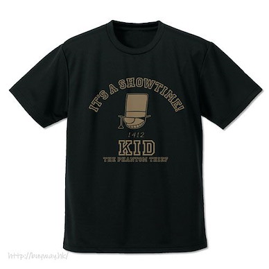 名偵探柯南 (細碼)「怪盜基德」Icon 吸汗快乾 黑色 T-Shirt Phantom Thief Kid Icon Mark Dry T-Shirt /BLACK-S【Detective Conan】