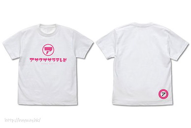皿三昧 (細碼)「アサクササラテレビ」白色 T-Shirt Asakusa Sara Terebi T-Shirt /WHITE-S【Sarazanmai】