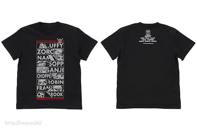 海賊王 (加大)「草帽海賊團」黑色 T-Shirt Levely Arc Straw Hat Pirates T-Shirt /BLACK-XL【One Piece】