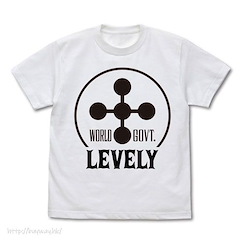 海賊王 : 日版 (大碼)「LEVELY」白色 T-Shirt