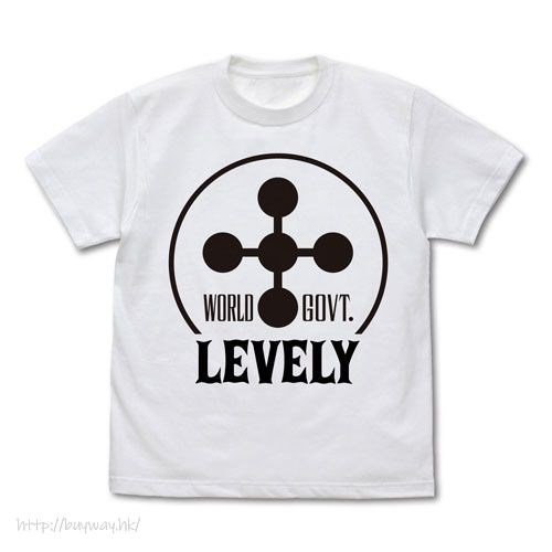 海賊王 : 日版 (中碼)「LEVELY」白色 T-Shirt