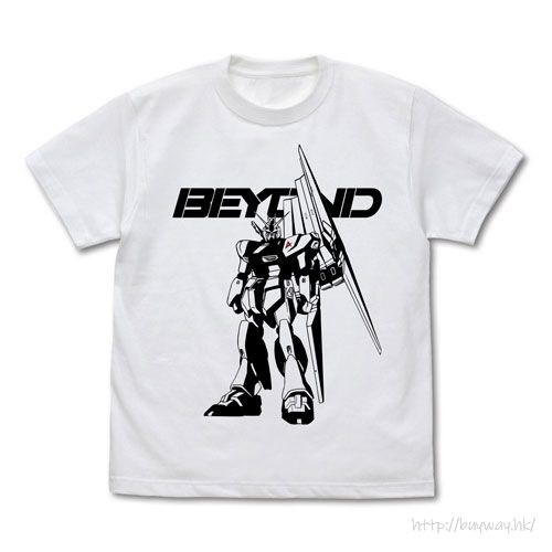 機動戰士高達系列 : 日版 (中碼)「RX-93 ν 高達」BEYOND 白色 T-Shirt
