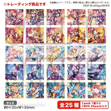 BanG Dream! 色紙 Vol.2 (25 個入) Mini Shikishi Vol. 2 (25 Pieces)【BanG Dream!】
