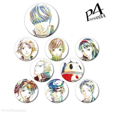 女神異聞錄系列 「P4」Ani-Art 收藏徽章 (9 個入) Persona 4 Ani-Art Can Badge (9 Pieces)【Persona Series】