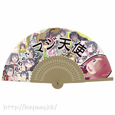 天使降臨到我身邊！ 「白咲花」マジ天使 摺扇 Hana-chan Maji Tenshi Folding Fan【Wataten!: An Angel Flew Down to Me】