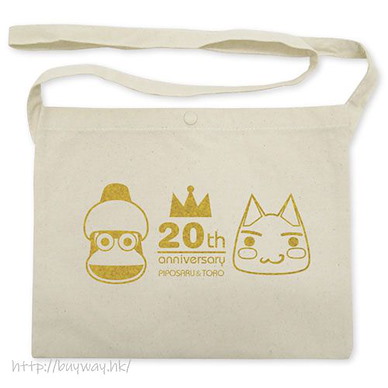 井上多樂 「井上多樂」20周年 米白 單肩袋 Toro & Pipo Monkey 20th Anniversary Musette Bag /NATURAL【Toro Inoue】