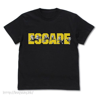 捉猴啦 (細碼)「嗶波猴」ESCAPE 黑色 T-Shirt ESCAPE T-Shirt /BLACK-S【Ape Escape】