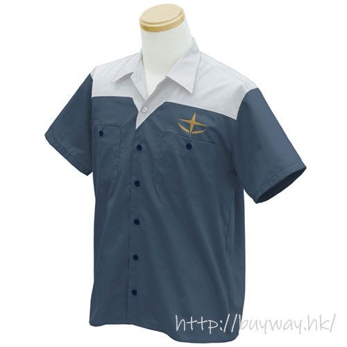 機動戰士高達系列 : 日版 (大碼)「阿寶」連邦軍 工作襯衫