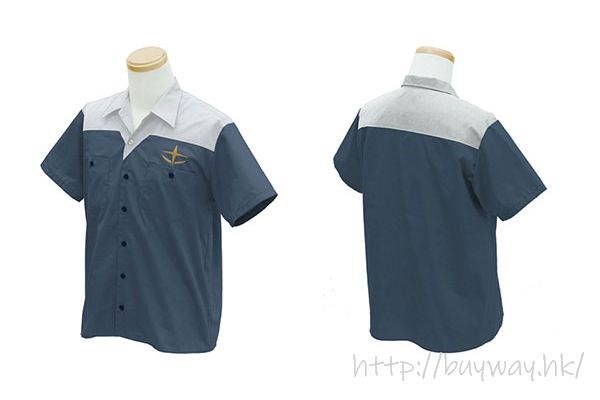 機動戰士高達系列 : 日版 (中碼)「阿寶」連邦軍 工作襯衫