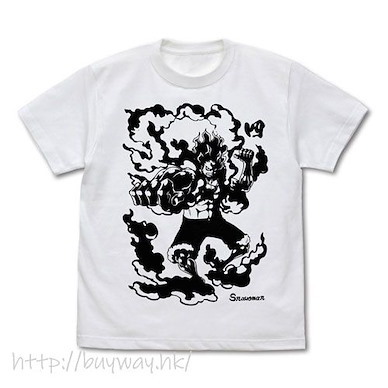 海賊王 (大碼)「路飛」大蛇人 白色 T-Shirt Luffy Snakeman T-Shirt /WHITE-L【One Piece】
