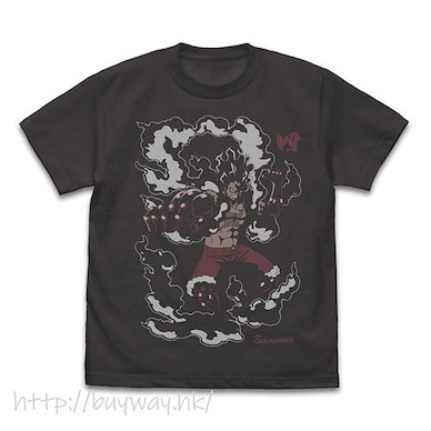 海賊王 (中碼)「路飛」大蛇人 墨黑色 T-Shirt Luffy Snakeman T-Shirt /SUMI-M【One Piece】