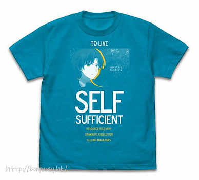 Fate 外傳 魔法少女☆伊莉雅 (大碼)「巴潔特‧法迦‧克米茲」土耳其藍 T-Shirt Bazett's "To Live (Physically)" T-Shirt /TURQUOISE BLUE-L【Fate/Kaleid Liner Prisma Illya】