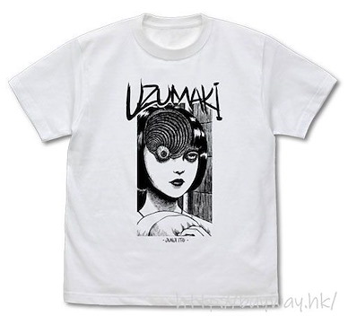 漩渦 (中碼)「漩渦頭像」白色 T-Shirt Azami T-Shirt /WHITE-M【Uzumaki】