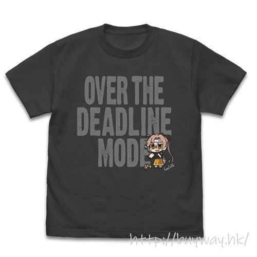 艦隊 Collection -艦Colle- : 日版 (大碼)「秋雲」超修羅場 mode 墨黑色 T-Shirt