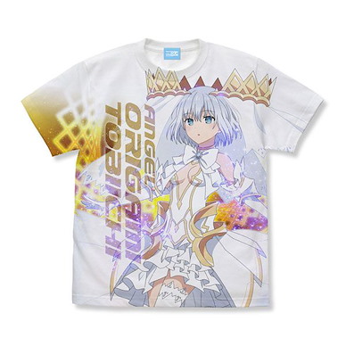 約會大作戰 (細碼)「鳶一折紙」顯現 Ver. 全彩 白色 T-Shirt Origami Tobiichi Full Graphic T-Shirt Manifestation Ver. /WHITE-S【Date A Live】