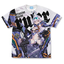 Fate系列 (細碼)「Ruler (美露莘)」全彩 白色 T-Shirt Ruler/Melusine Undine Full Graphic T-Shirt /WHITE-S【Fate Series】
