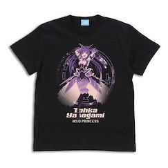 約會大作戰 (細碼)「夜刀神十香」顯現 Ver. 黑色 T-Shirt Tohka Yatogami T-Shirt Manifestation Ver. /BLACK-S【Date A Live】