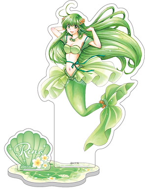 唱K小魚仙 「洞院麗奈」BIG 亞克力企牌 Original Illustration Big Acrylic Stand 3 Toin Rina【Mermaid Melody Pichi Pichi Pitch】