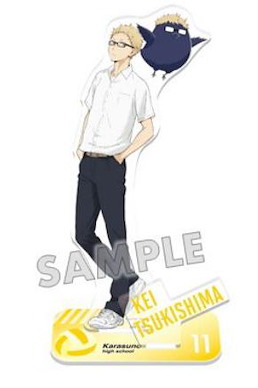 排球少年!! 「月島螢」吉祥物 亞克力企牌 Mascot Acrylic Stand Plate Tsukishima Kei【Haikyu!!】
