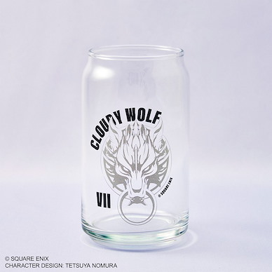 最終幻想系列 「Cloudy Wolf」罐形 玻璃杯 Can Shape Glass Cloudy Wolf【Final Fantasy Series】