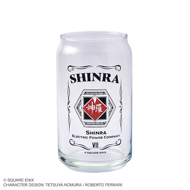 最終幻想系列 「神羅公司」罐形 玻璃杯 Can Shape Glass Shinra Electric Power Company【Final Fantasy Series】
